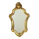 Classic Gold Crested Mirror Baroque Style Sixties 61cm