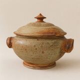 Handcrafted stoneware soup tureen – Potter's work – Jean-Pierre Prud'homme
