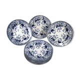 Creil & Montereau nineteenth series, Flora model. Ten flat plates