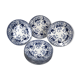 Creil & Montereau nineteenth series, Flora model. Ten flat plates