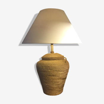 Lampe en osier