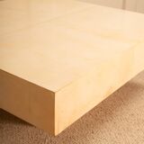 Table basse parchemin - 1970s