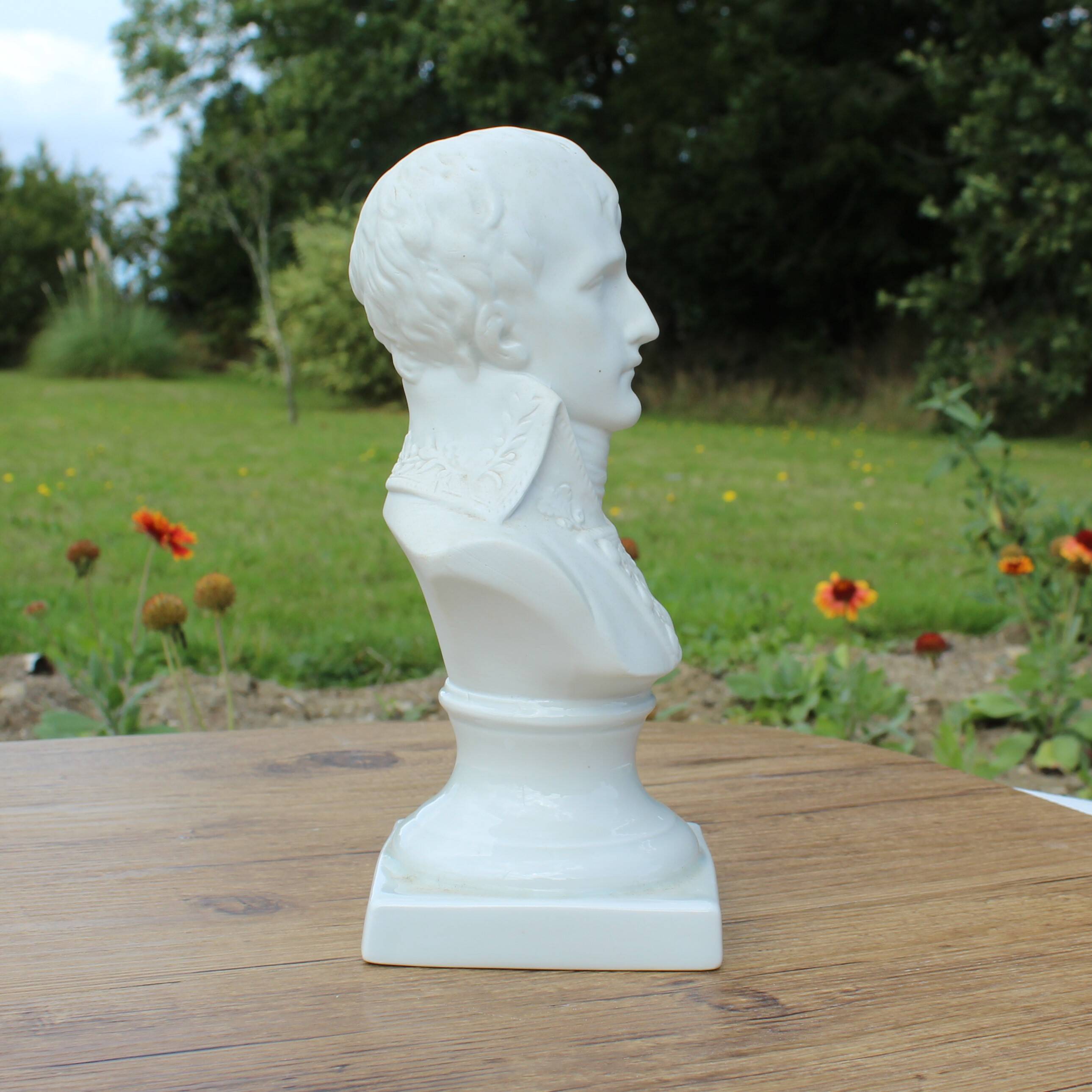 Bust of Napoleon Bonaparte, First Consul, in biscuit
