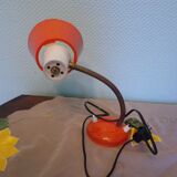 Lampe à poser inclinable en métal, années 70