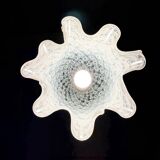 Paolo Venini. Mid-century ceiling lamp 'Fazzoletto', Murano glass, La Murrina, Italy, 1970s.