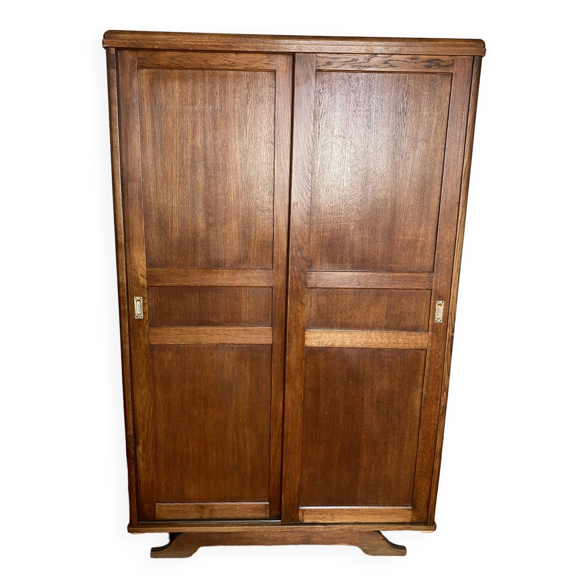Vintage Parisian wardrobe with sliding doors