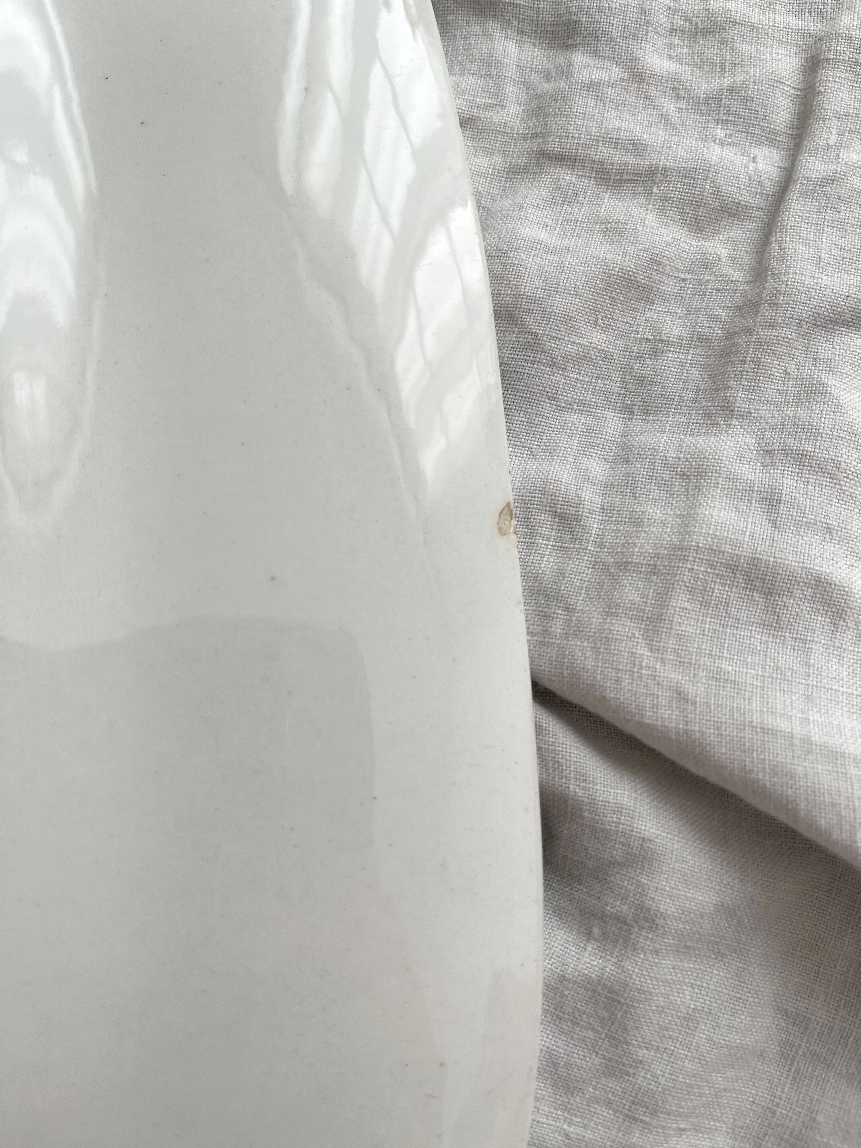 Iron earthenware dish “Louis XVI” U&C Sarreguemines