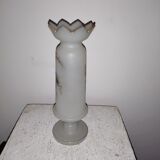 Vase verre opaline émaillé