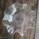 Cup, empty pockets in voluted molded glass decoration stars