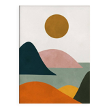 Peinture de paysage imprimée. (42x59,4cm)