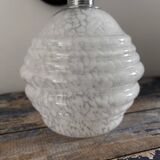 Vichy Art Deco glass wall light