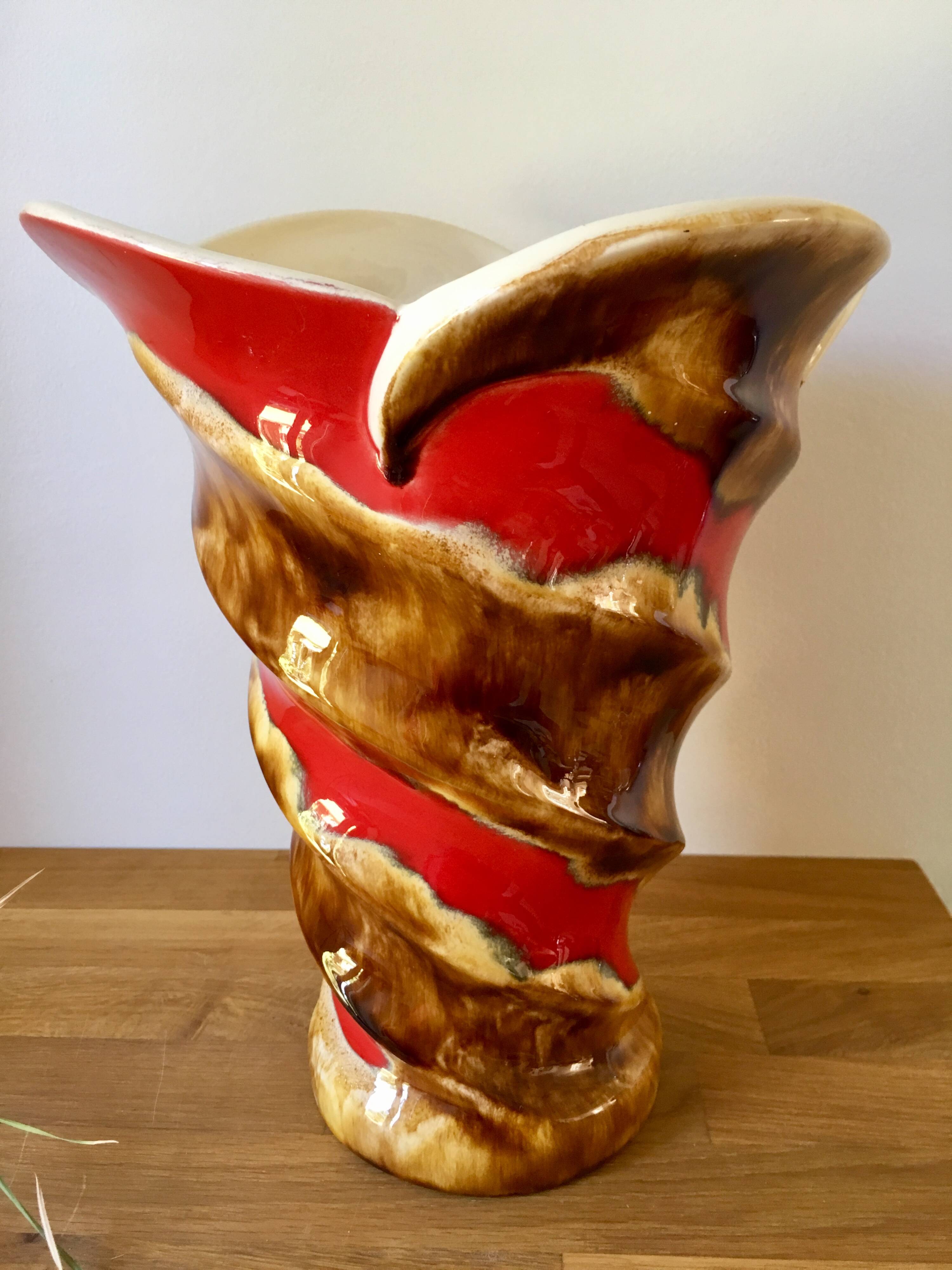 Large Glazed Ceramic VASE BAUDIN