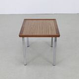 Side Table in Teak & Chrome 1960s