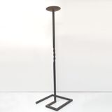 Candlestick pique candle 1950 metal and brass height 124cm