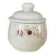 Vintage sandstone sugar bowl Sarreguemines France