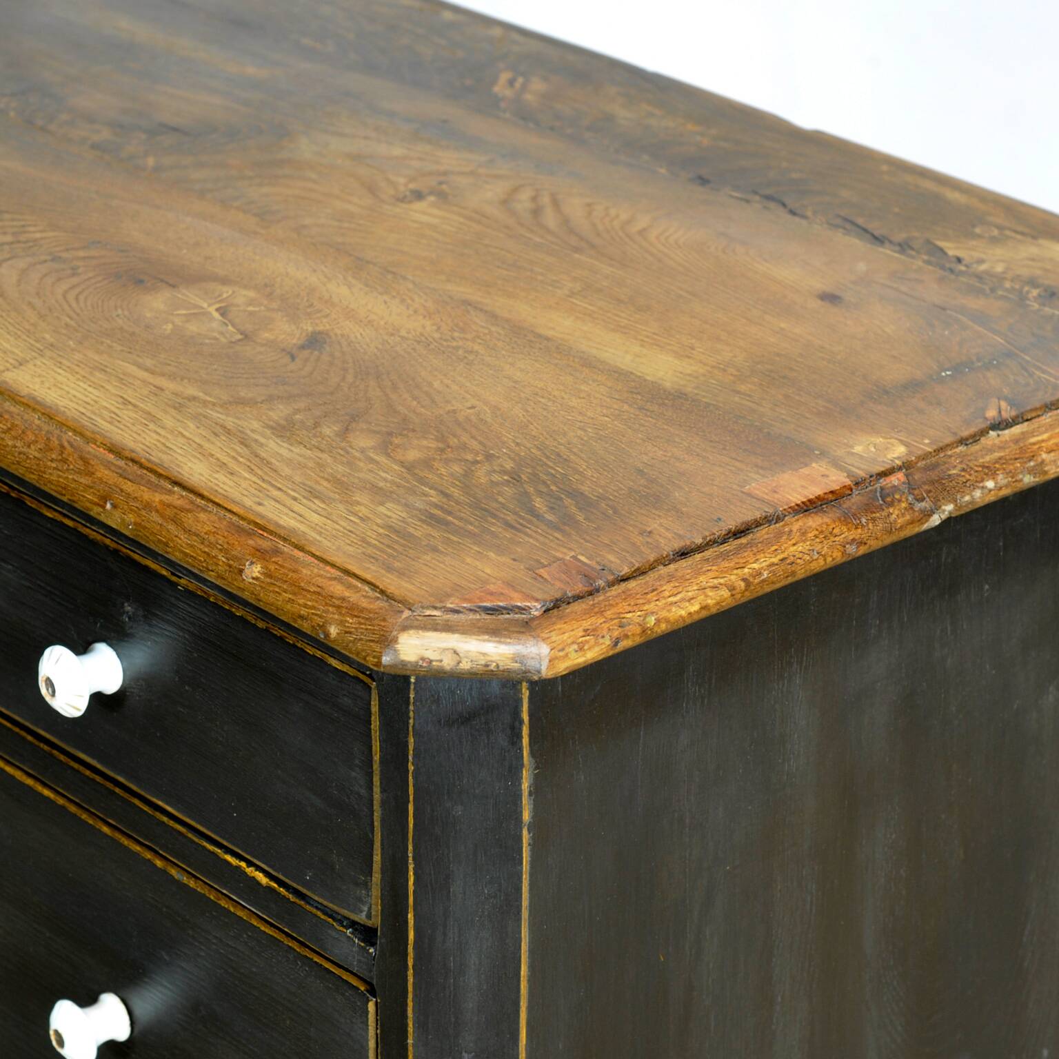 Oak and pine chest of drawers, 1910s