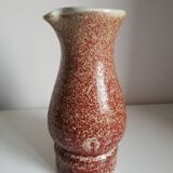 Signed ceramic pitcher vase