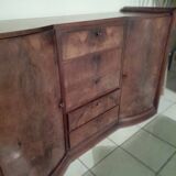 Original 1950s sideboard, height 94 cm, with dovetail drawers