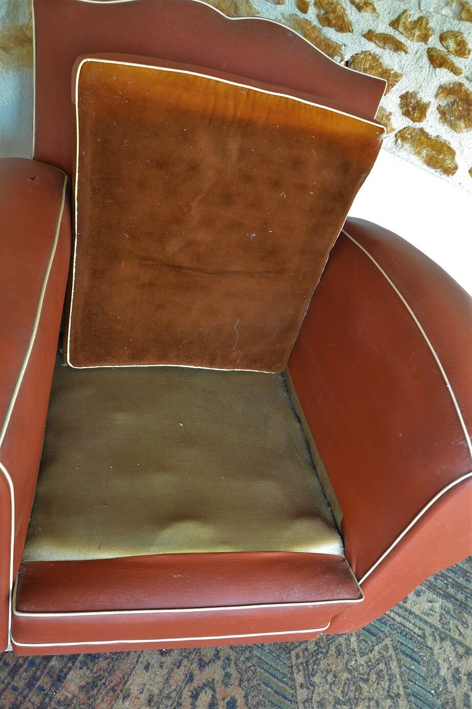 Moustache club armchair