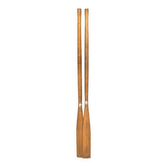 Pair of old English oars