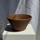 Panier rond en rotin artisanal indonésien D25 H14