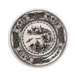 Set of 6 porcelain plates Rébus Gien