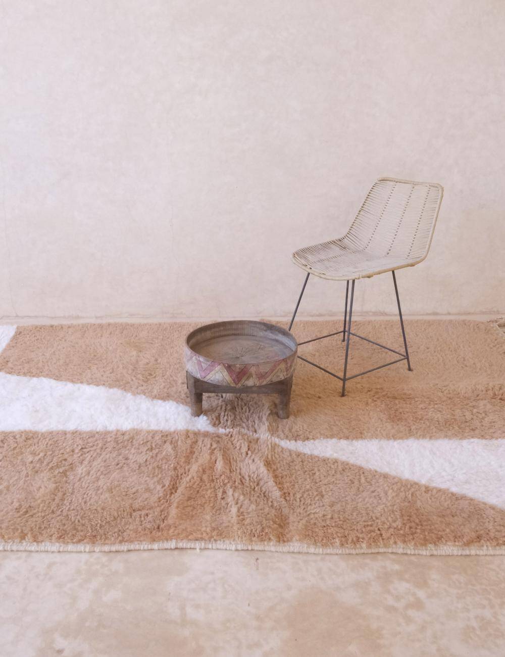 Tapis Marocain Beige - 267 x 165 cm