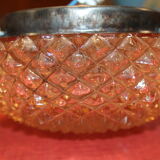 Tinted glass ceiling lamp