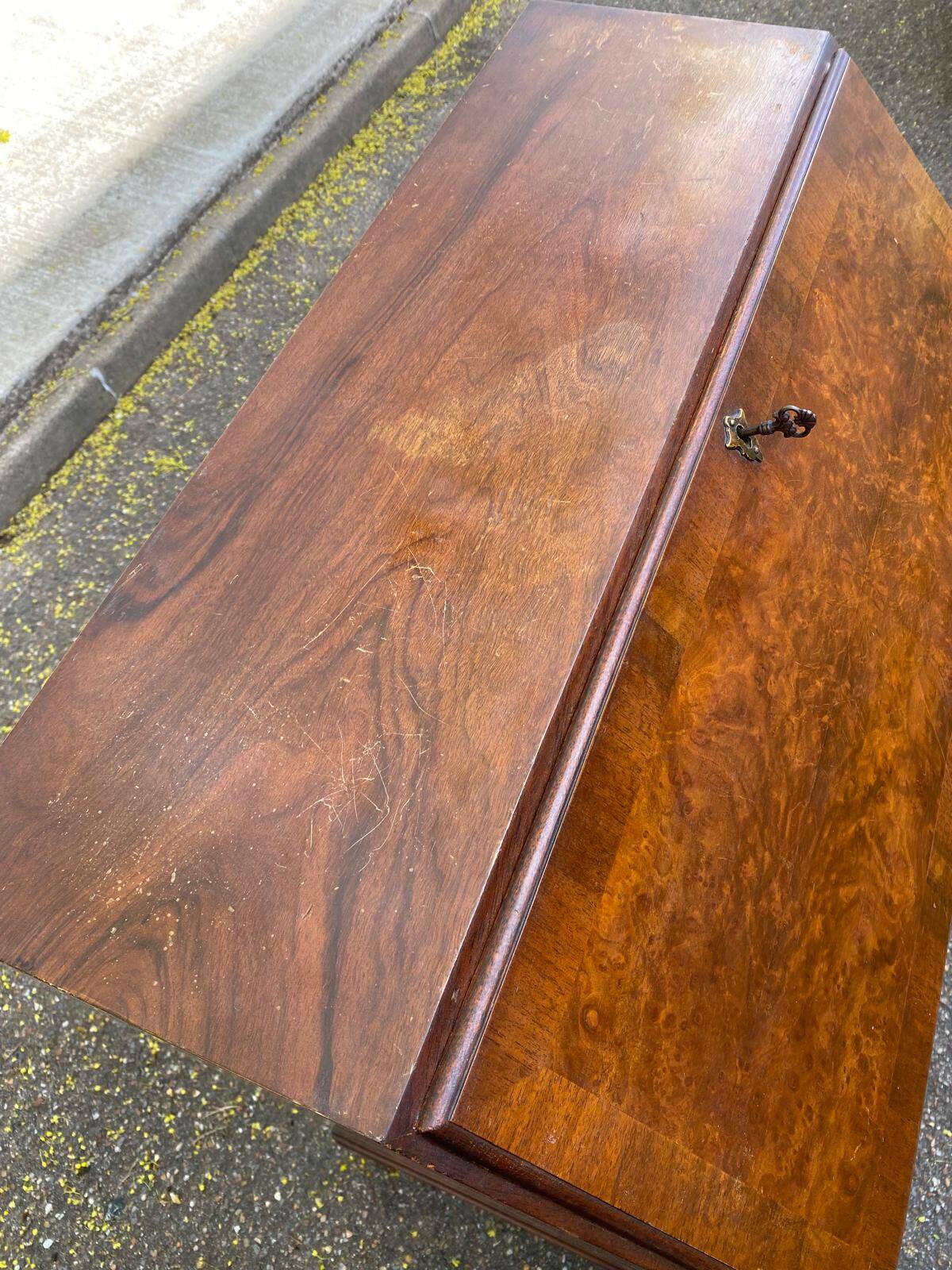 Secrétaire Chippendale en bois du XIXème