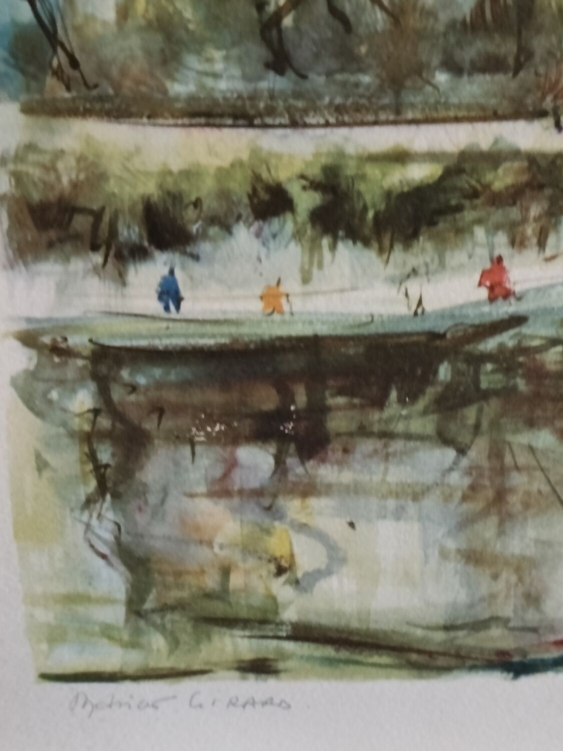 Lithograph Paris Notre Dame