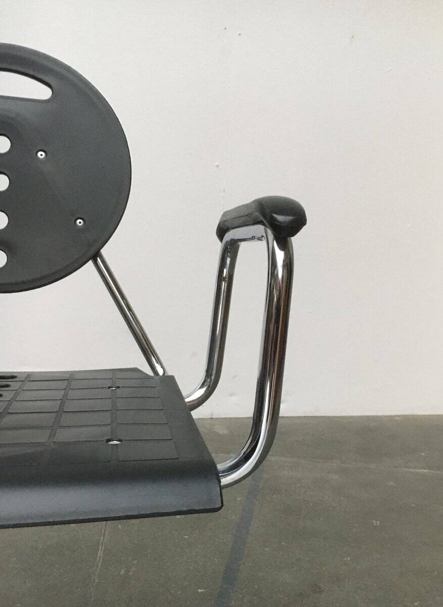 Postmodern Italian swivel chair Charlie by Carlo Bimbi & Nilo Gioacchini for Segis, 1980s.