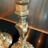 Pair of Regency period candle holders