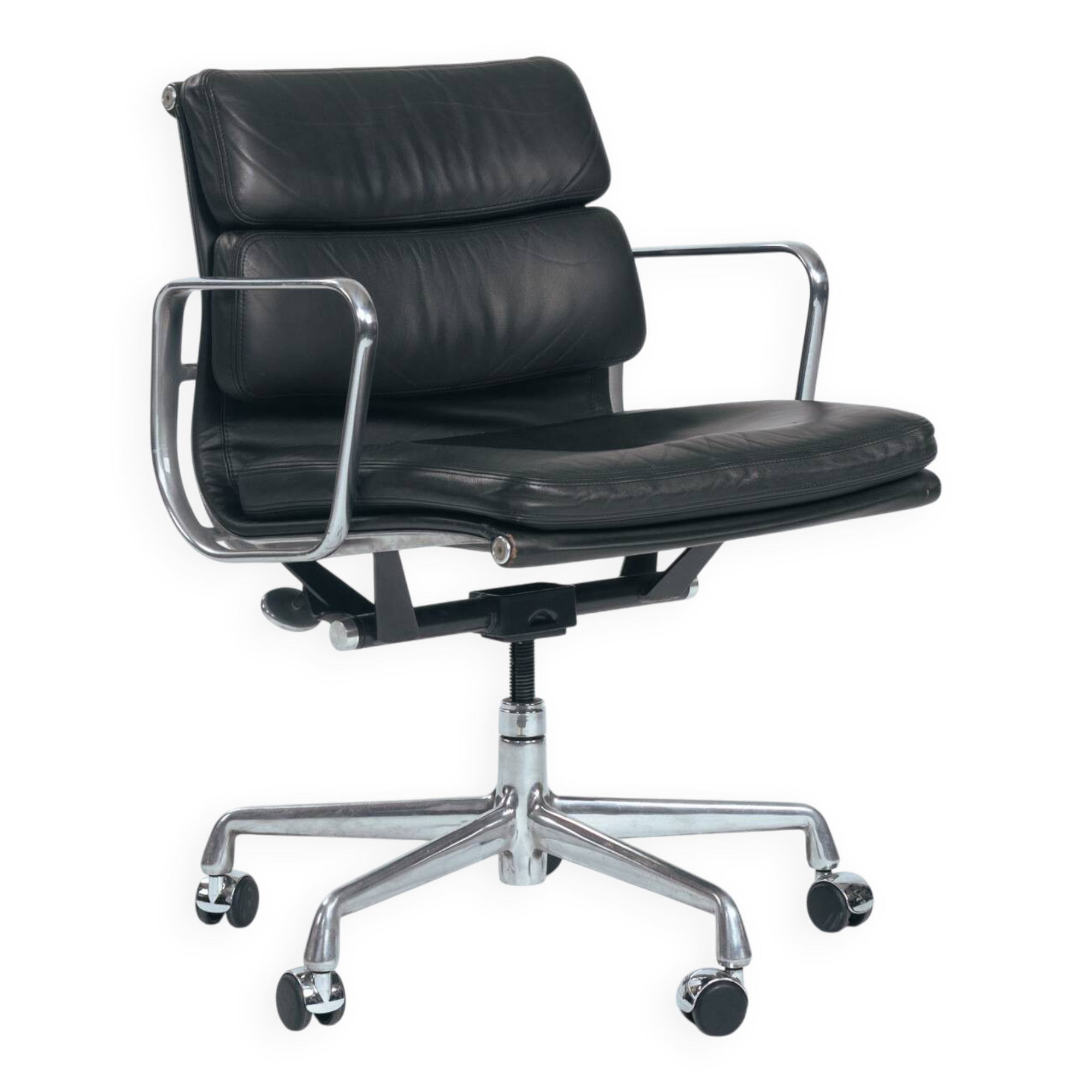 Eames softpad brown desk EA418 chair Herman Miller, 1980s