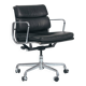 Bureau Eames Softpad marron, chaise EA418 Herman Miller, années 1980