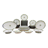 Limoges porcelain service from the 1930s, F. Legrand & Cie - 60 pieces