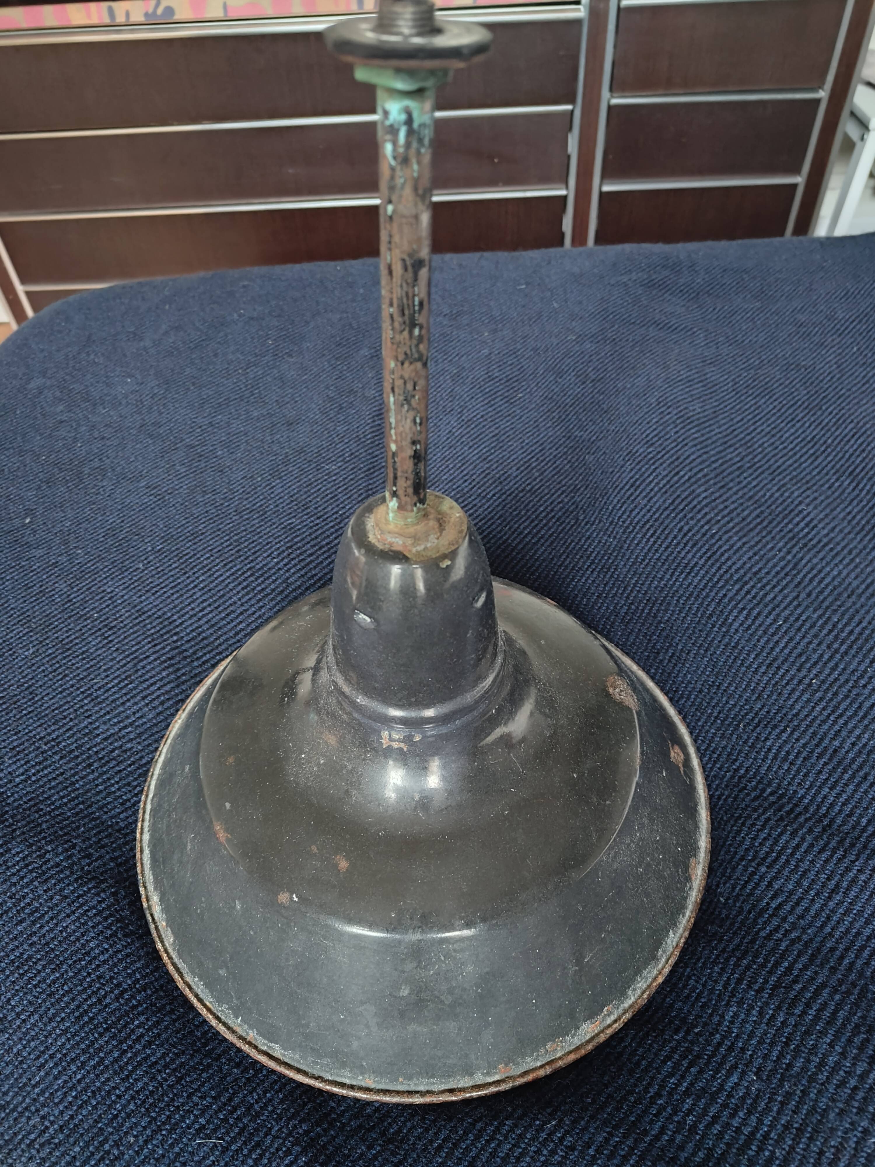 Vintage metal industrial pendant light