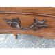 19th century walnut chest of drawers with 3 drawers