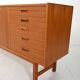 Scandinavian 1960s sideboard with projecting handles