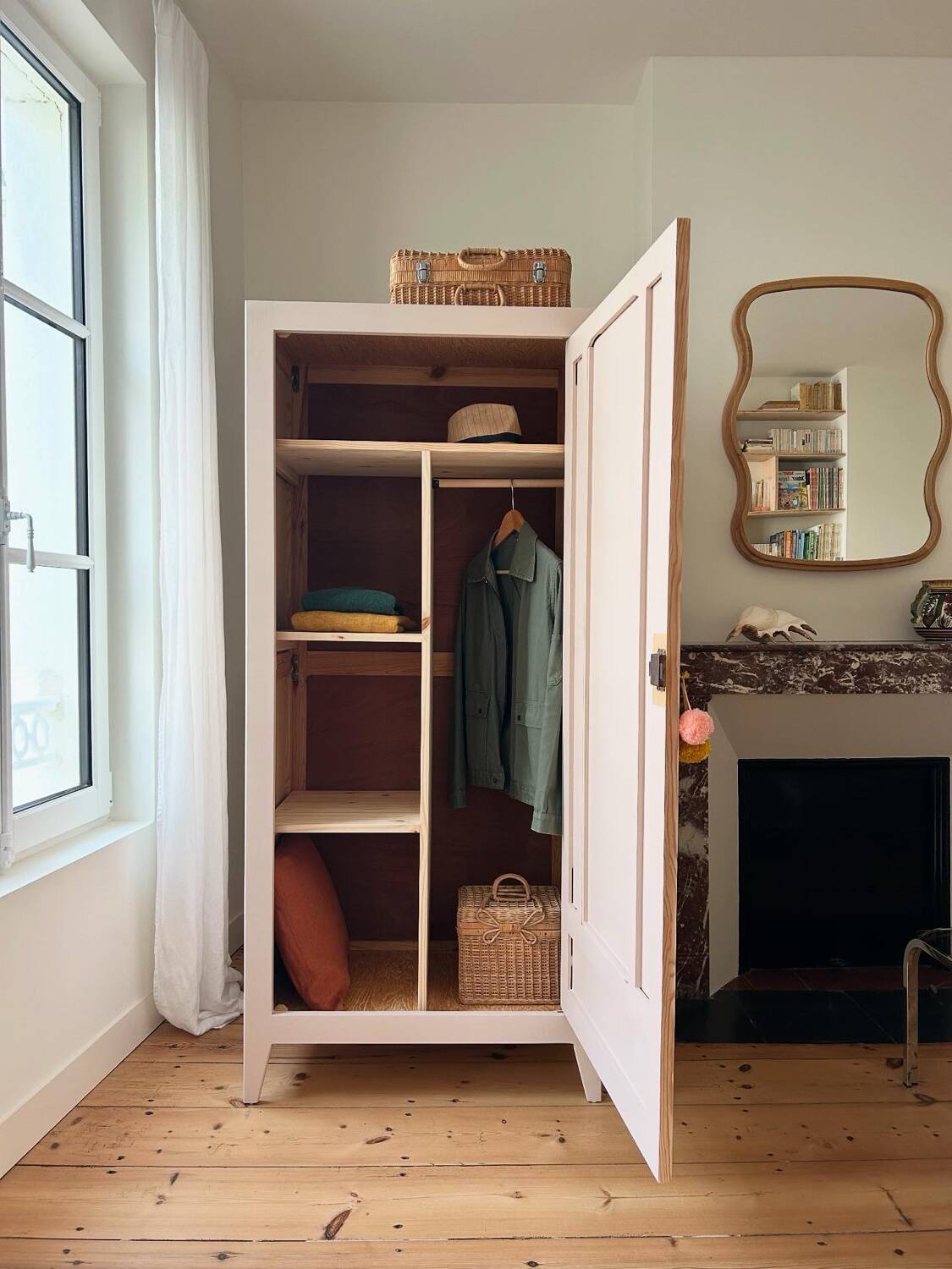 Renovated Parisian wardrobe