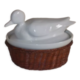 Earthenware terrine duck shape
