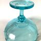 Coupe en verre bleu