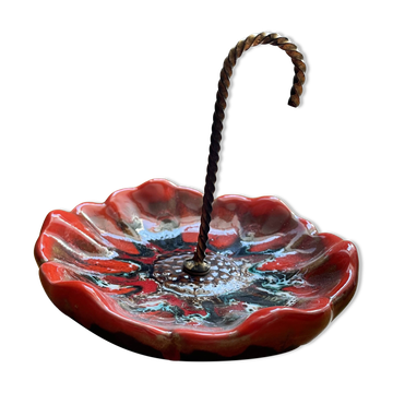 Ceramic catchall and enamels from Vallauris 1950/1960