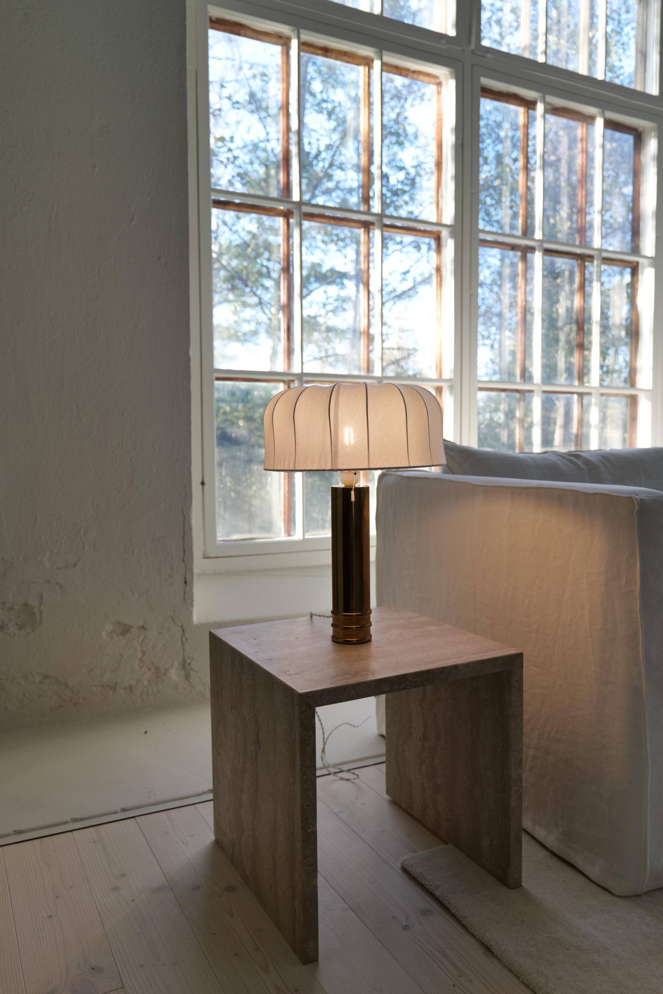 Midcentury Brass Table Lamp Bergboms B-09, 1960s, Sweden