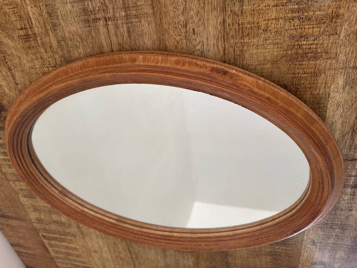 Miroir ovale vintage