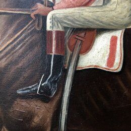Tableau "Le jockey" 1900