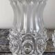 Pair of vintage gold and chiseled glass wall lights