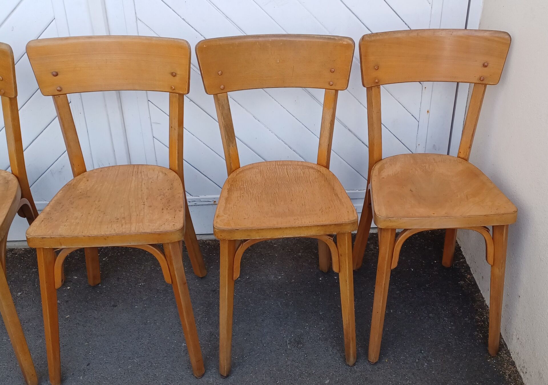 Lot de 6 chaises bistrot Baumann