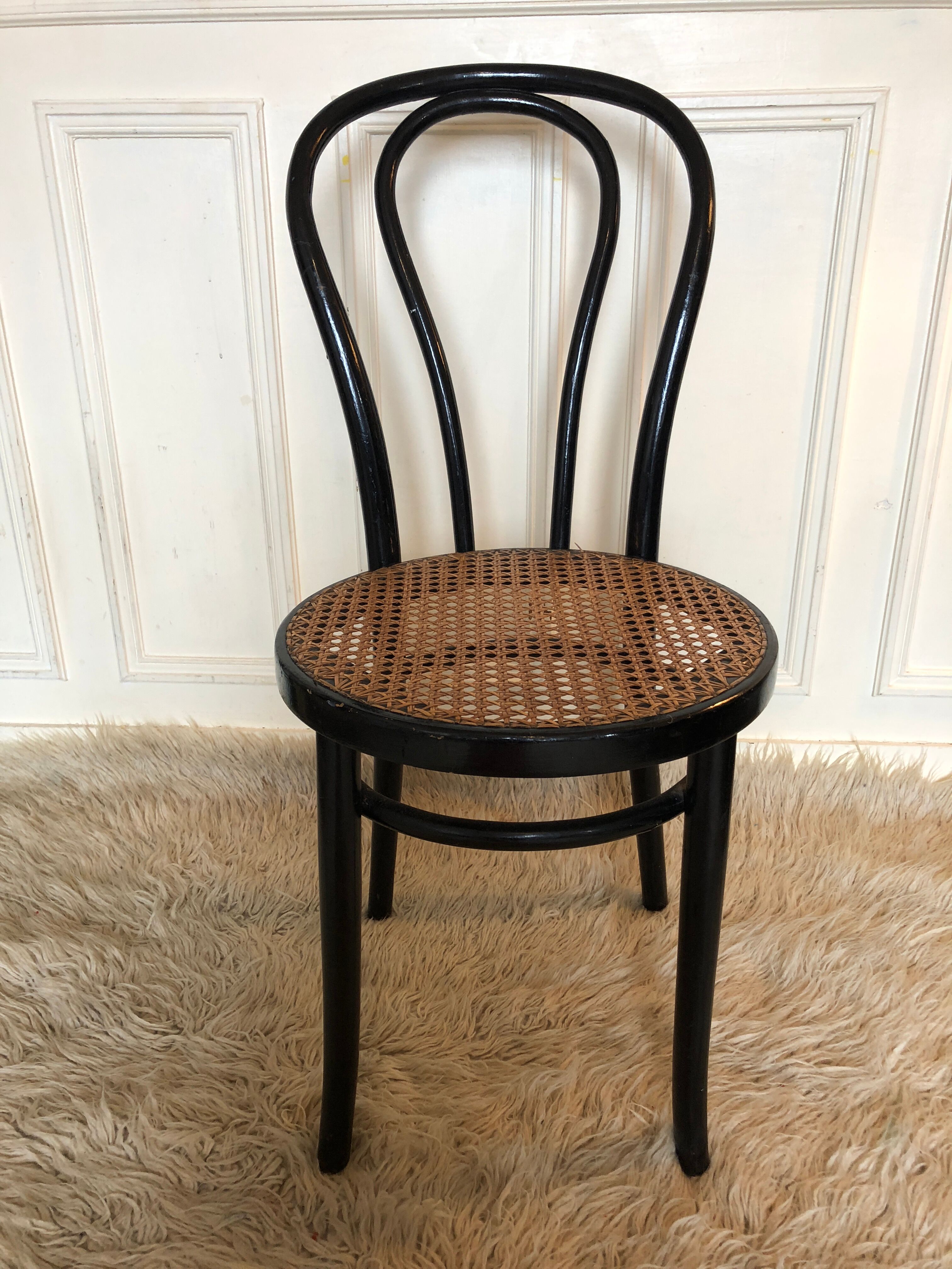 Set of 2 chairs thonet cane