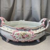 Planter with floral decor kg luneville