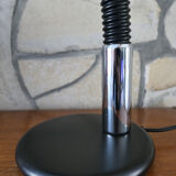 Table lamp or desk gamma lux italy black and chrome